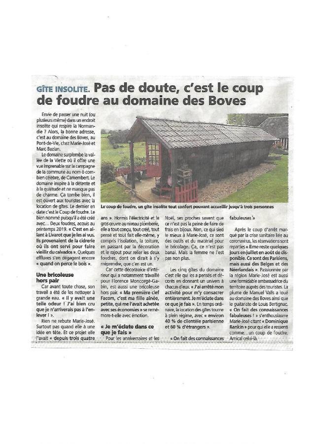 Gite Insolite "Le Coup De Foudre" Sa Vue Panoramique Vimoutiers Екстериор снимка