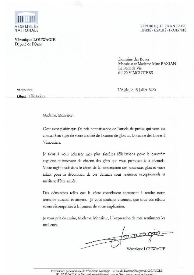Gite Insolite "Le Coup De Foudre" Sa Vue Panoramique Vimoutiers Екстериор снимка